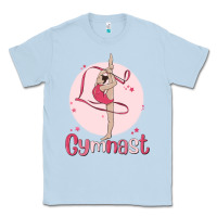 Dusty Blue gymnast Classic Tee - MaliasSmallBusiness