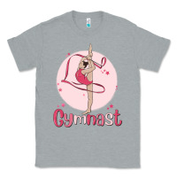 Heather Grey gymnast Classic Tee - MaliasSmallBusiness