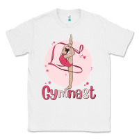 White gymnast Classic Tee - MaliasSmallBusiness