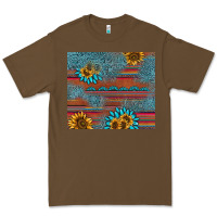 Cacao sunflower gemstone serape tumbler Premium Tee - AdoDesignShop