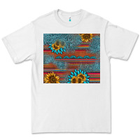 White sunflower gemstone serape tumbler Premium Tee - AdoDesignShop