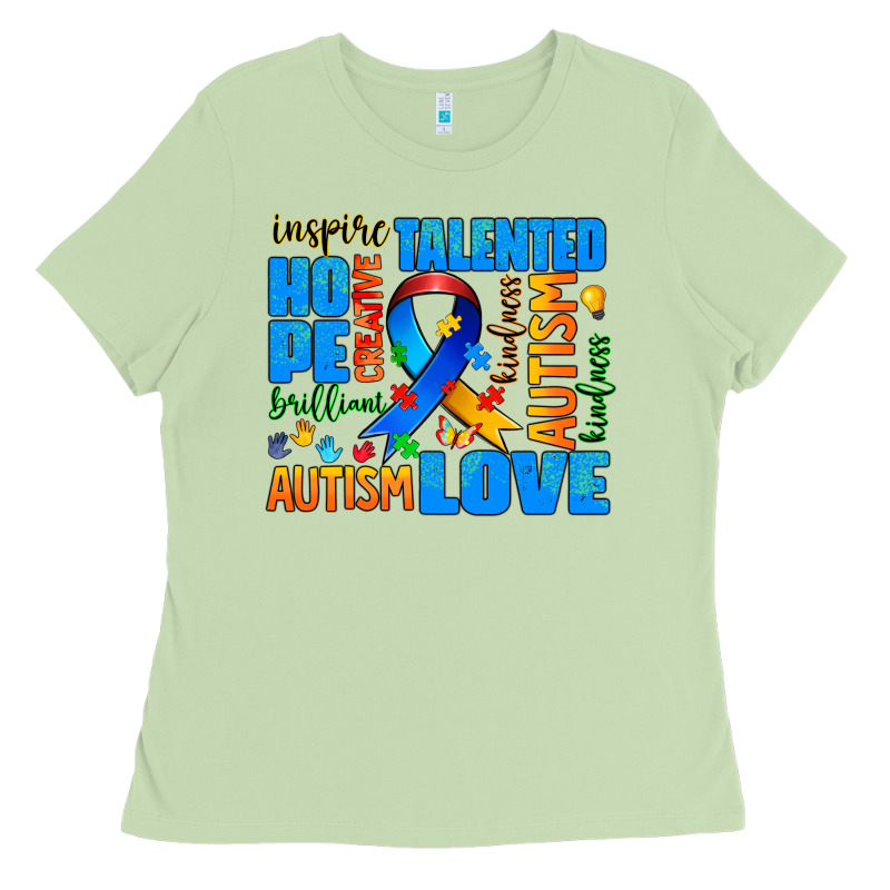 Autism  Words Ladies Tee by AdoDesignShop | Teevron