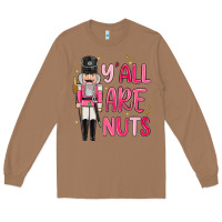 Toasted Coconut yall are nuts Long Sleeve Tee - MaliasSmallBusiness