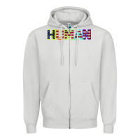 Dove Grey HUMAN Zipper Hoodie - Bettercallsaul