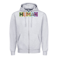 Heather Grey HUMAN Zipper Hoodie - Bettercallsaul