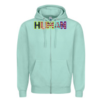 Seafoam HUMAN Zipper Hoodie - Bettercallsaul
