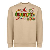 Mushroom christmas phlebotomist Heavyweight Sweatshirt - MaliasSmallBusiness