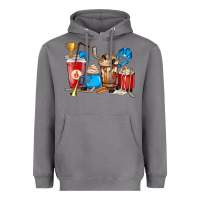 Storm Hockey coffee cups Heavyweight Hoodie - HowdyJamesFarm