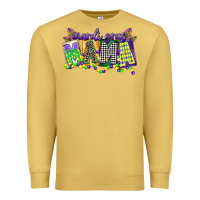 Antique Gold mardi gras mama Premium Sweatshirt - CowGirlArtShop