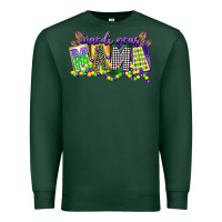 Sports Green mardi gras mama Premium Sweatshirt - CowGirlArtShop