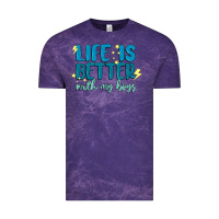 Cloud Purple life is better with my boys Vintage Tee - MaliasSmallBusiness