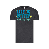 Vintage Black life is better with my boys Vintage Tee - MaliasSmallBusiness