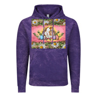 Cloud Purple Easter bunny and eggs Vintage Hoodie - RanaPortraitStore