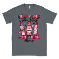 Charcoal Heather dear cupid just bring something strong Classic Tee - MaliasSmallBusiness
