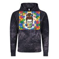 Cloud Black autism mom Vintage Hoodie - MaliasSmallBusiness
