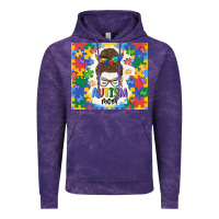 Cloud Purple autism mom Vintage Hoodie - MaliasSmallBusiness