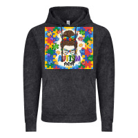 Vintage Black autism mom Vintage Hoodie - MaliasSmallBusiness