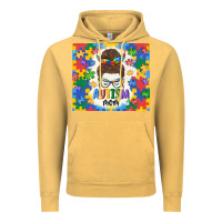 Vintage Mustard autism mom Vintage Hoodie - MaliasSmallBusiness