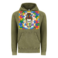 Vintage Olive autism mom Vintage Hoodie - MaliasSmallBusiness