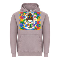 Vintage Zinc autism mom Vintage Hoodie - MaliasSmallBusiness
