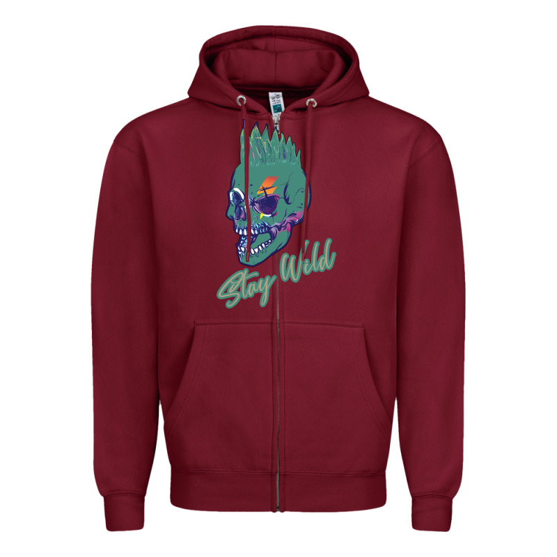 Stay Wild Zipper Hoodie by Bettercallsaul | Teevron