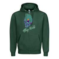 Sports Green Stay Wild Zipper Hoodie - Bettercallsaul