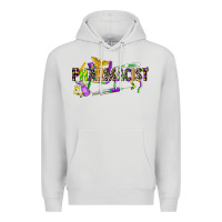 Dove Grey mardi gras pharmacist Premium Hoodie - CowGirlArtShop