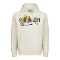 Oatmeal Heather mardi gras pharmacist Premium Hoodie - CowGirlArtShop
