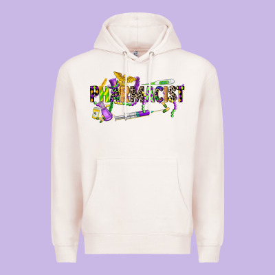 Mardi Gras Pharmacist Premium Hoodie Designed By Cowgirlartshop