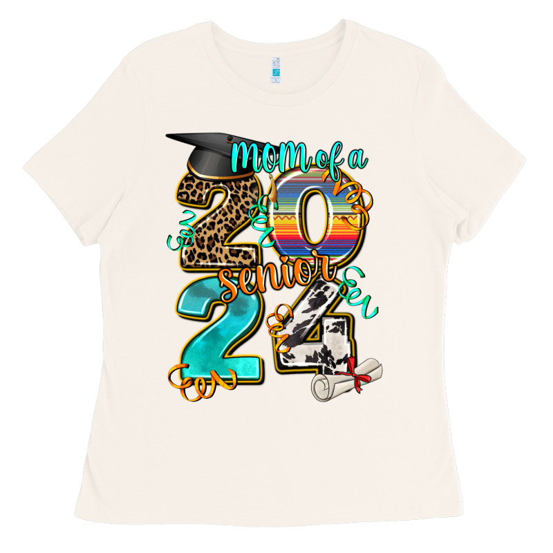 2024 Graduate Leopard Ladies Tee by AdoDesignShop | Teevron