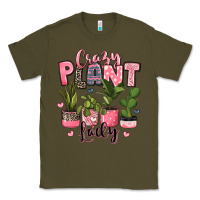 Army Green crazy plant lady houseplants Classic Tee - JahusDesignShop