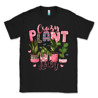 Black crazy plant lady houseplants Classic Tee - JahusDesignShop