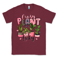 Burgundy crazy plant lady houseplants Classic Tee - JahusDesignShop
