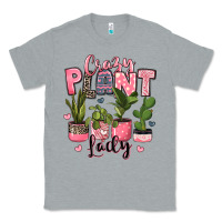 Heather Grey crazy plant lady houseplants Classic Tee - JahusDesignShop