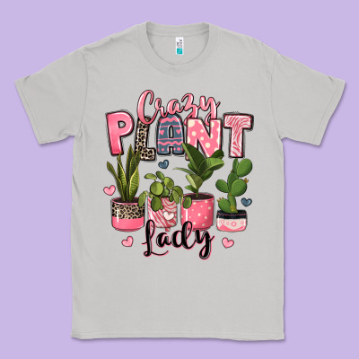 Crazy Plant Lady Houseplants Classic Tee Designed By Jahusdesignshop