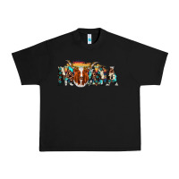 Black longhorn mama Urban Heavy Tee - AdoDesignShop