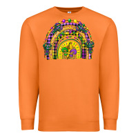 Carrot mardi gras rainbow and fleur de lis Premium Sweatshirt - CowGirlArtShop