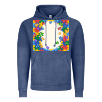 Vintage Denim autism Vintage Hoodie - MaliasSmallBusiness