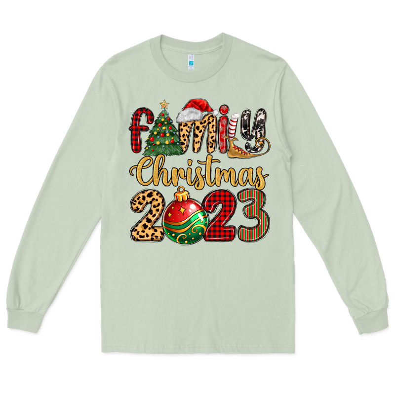 Family Christmas 2023 Long Sleeve Tee by MaliasSmallBusiness | Teevron