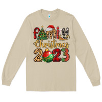 Mushroom family christmas 2023 Long Sleeve Tee - MaliasSmallBusiness