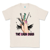 Natural the lash boss Classic Tee - MaliasSmallBusiness
