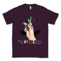 Plum the lash boss Classic Tee - MaliasSmallBusiness