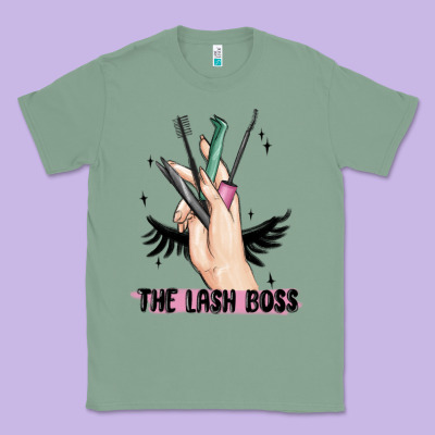 The Lash Boss Classic Tee Designed By Maliassmallbusiness