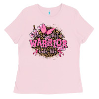 Bubblegum Pink this is what a warrior looks like Ladies Tee - AdoDesignShop