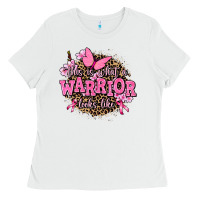 White this is what a warrior looks like Ladies Tee - AdoDesignShop