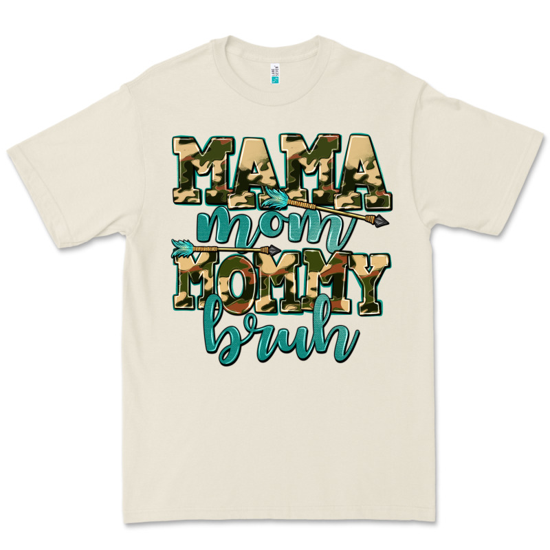 Mama Mom Mommy Bruh With Arrow Premium Tee by AdoDesignShop | Teevron