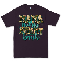 Plum mama mom mommy bruh with arrow Premium Tee - AdoDesignShop