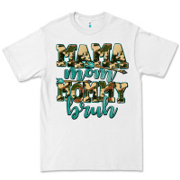 White mama mom mommy bruh with arrow Premium Tee - AdoDesignShop