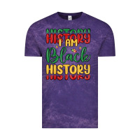 Cloud Purple i am black history Vintage Tee - MaliasSmallBusiness