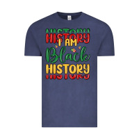 Vintage Denim i am black history Vintage Tee - MaliasSmallBusiness